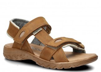 Women's sandal NAGABA 168 brown crazy leather