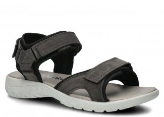 Women's sandal NAGABA 266 graphite velours leather