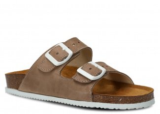 WOMEN'S FLIP-FLOPS MODEL 017 BEIGE SAMUEL - SIZE 37