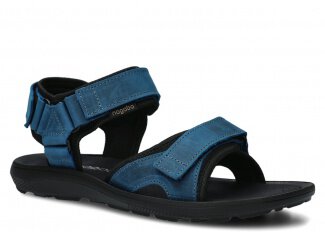 Men's sandal NAGABA 267 cobalt crazy leather