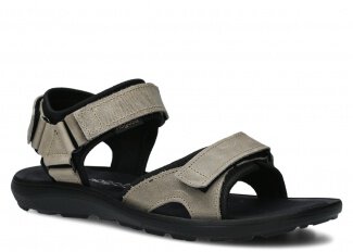 Men's sandal NAGABA 267 cream crazy leather