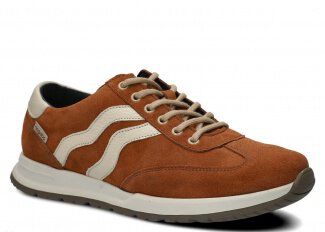 Men's shoe NAGABA 459 brown velours leather