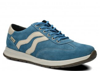 Men's shoe NAGABA 459 jeans velours leather