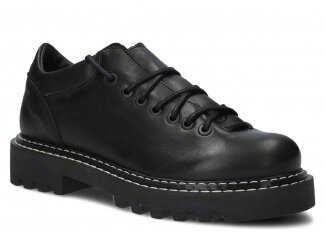 MEN SHOES MODEL 003H BLACK BLUE - SIZE 38