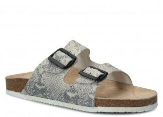 FLIP-FLOPS MODEL 017 WHITE SNAKE - SIZE 41