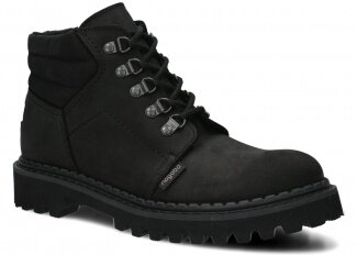 YOUTH BOOT MODEL 1121 BLACK CRAZY + FELT - SIZE 40