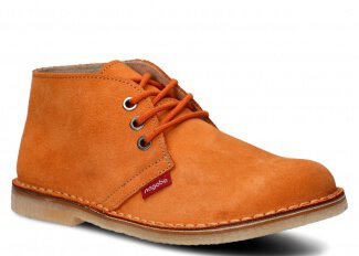 YOUTH BOOT MODEL 082 ORANGE VELOURS - SIZE 38