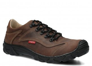 MEN TREKKING BOOTS MODEL 400 OLIVE CRAZY - SIZE 42