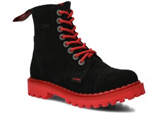 YOUTH BOOTS MODEL 008L BLACK VELOURS - SIZE 38