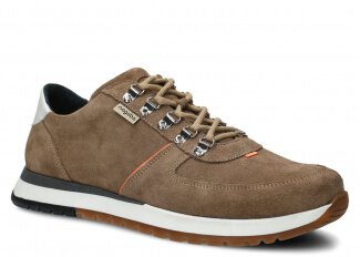Men's shoe NAGABA 460 beige velours leather