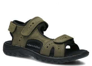 Women's sandal NAGABA 264 rotten green crazy leather