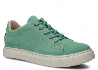 Shoe NAGABA 607 mint velours leather