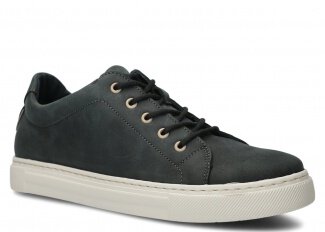 Men's shoe NAGABA 481 anthracite crazy leather
