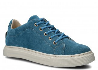 Shoe NAGABA 607 jeans velours leather