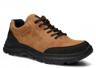 Men's trekking shoe NAGABA 4081 brown crazy leather