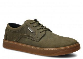 Men's shoe NAGABA 476 rotten green crazy leather