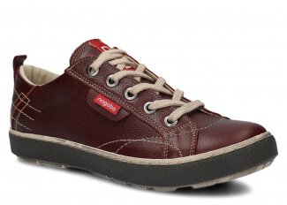 Shoe NAGABA 243 burgundy rustic leather