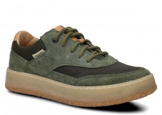 Women's shoe NAGABA 627 khaki velours leather