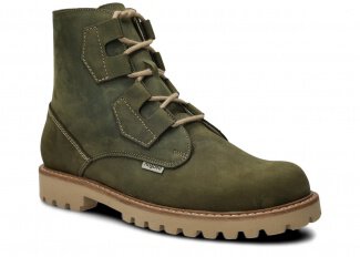 Men’s trapper boots NAGABA 488/1 olive green crazy leather