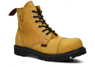 Combat booty NAGABA 6H yellow crazy leather