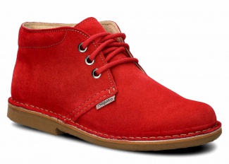 Ankle boot NAGABA 074 red velours leather
