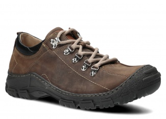 Men's trekking shoe NAGABA 455 HOCZ olive crazy leather