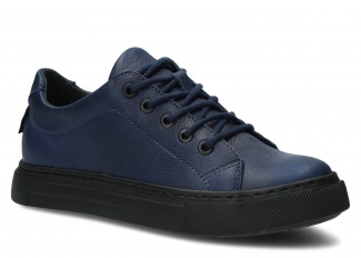 Shoe NAGABA 607 navy blue cloud leather