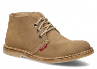 Ankle boot NAGABA 082 beige velours leather