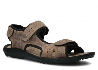 Men's sandal NAGABA 265 beige barka leather