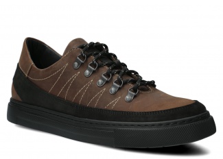 Men's shoe NAGABA 463 olive crazy leather