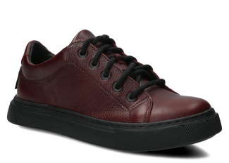 Women's shoe NAGABA 607 burgundy rustic leather