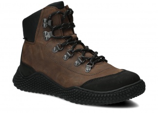 Women's ankle boot NAGABA 624 olive crazy leather