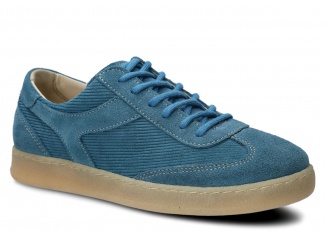 Women's shoe NAGABA 130 jeans velours leather