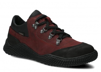 Women's shoe NAGABA 623 burgundy crazy leather