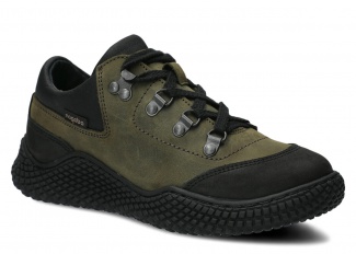 Women's shoe NAGABA 623 olive green crazy leather