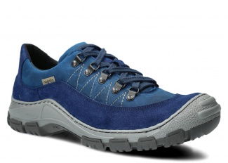 Men's trekking shoe NAGABA 485 cobalt crazy leather