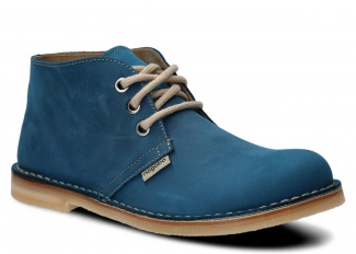 Ankle boot unisex NAGABA 082 cobalt crazy leather