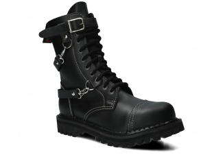 Combat booty unisex NAGABA 560 black bosman leather