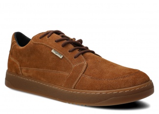 Men's wide shoe NAGABA 480 brown velours leather