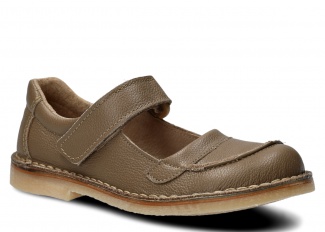 Women's shoe, ballet flats NAGABA 131 beige rustic leather