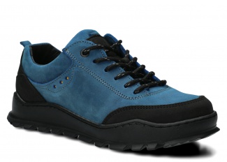 Women's Trekking shoe NAGABA 0521 cobalt crazy leather