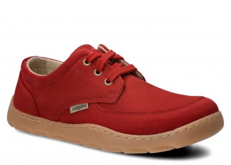 Women's wide shoe NAGABA 633 red samuel leather