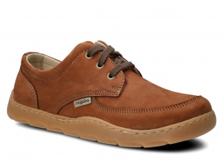 Women's wide shoe NAGABA 633 brown samuel leather