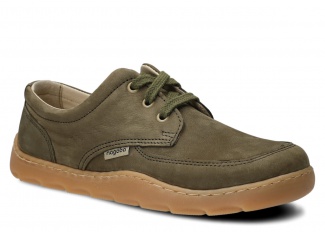 Women's wide shoe NAGABA 633 khaki samuel leather