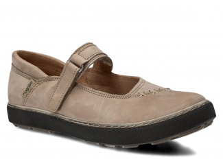 Women's shoe, ballet flats NAGABA 207 beige samuel leather