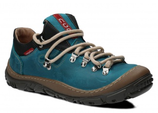 WOMEN TREKKING BOOTS MODEL 054 TURQUOISE CRAZY - SIZE 40