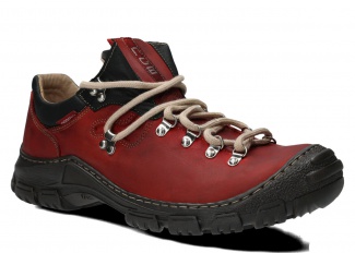MEN TREKKING BOOTS MODEL 055 RED CRAZY - SIZE 45