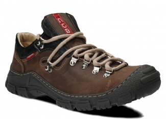 MEN TREKKING BOOTS MODEL 055 OLIVE CRAZY - SIZE 43