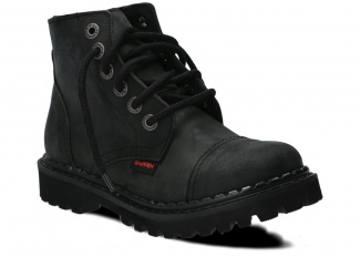 Combat boots NAGABA 6L black crazy leather - SIZE 37