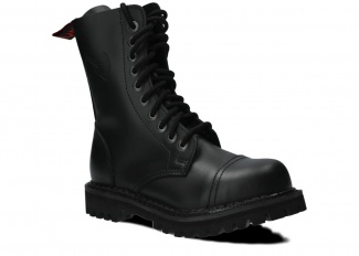 Combat booty NAGABA 10H black bosman leather- SIZE 38